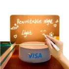Luminaria LED quadro de anotações - pesonalizada VISA