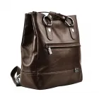 Bolsa feminina Multiuso em Couro Marrom