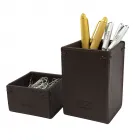 Kit contendo porta lápis, mais porta clips