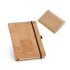 Caderno com capa de cortiça A6