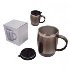 Caneca portátil plástica e inox 450 ml