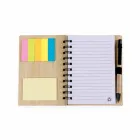 Bloco de Anotações Bambu com Caneta