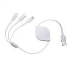 Cabo USB Retrátil 3 em 1