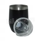 Copo térmico preto 360ml 