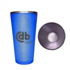 Copo Azul com Tampa