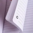 Caderno de anotações em couro reciclado 