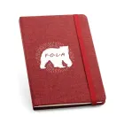 Caderno A5 vermelho