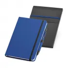 Kit caderno azul e caneta