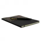 Bloco de anotações com caneta