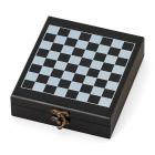 Kit vinho com tabuleiro de xadrez
