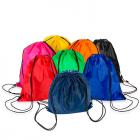 Mochila saco em nylon com alças - opções de cores