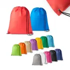 Sacola tipo mochila em non-woven: várias cores