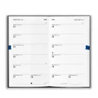 Agenda de bolso B5 Aberta.
