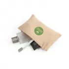 Bolsa multifunções com algodão reciclado.