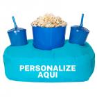 Almofada de Pipoca Azul Personalizada 1 Cor