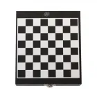 Kit vinho 4 peças em estojo tabuleiro de xadrez