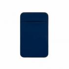 Adesivo Porta Cartão de Lycra para Celular Azul
