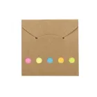 Mini bloco ecológico formato envelope com autoadesivos
