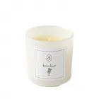 Vela Aromática personalizada com aroma escolhido pelo cliente em copo branco