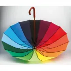 Guarda-chuva arco-íris em 190T pongee 