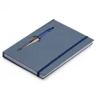 Caderno de anotações com caneta