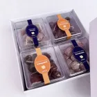 Caixa com 4 kits de pipoca gourmet