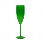 taça de champanhe verde