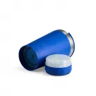 Copo térmico de inox azul com caixa de som 