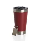 Copo Térmico Vermelho 500ml com Abridor