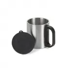 CANECA INOX 180ML C/ TAMPA