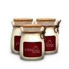 Vela pote de vidro 100 ml