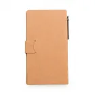 Bloco de Anotações com Autoadesivos e Caneta.