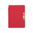 Caderneta com Autoadesivos  - vermelha