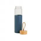 Garrafa de Vidro com luvaazul