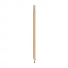 Lápis apontado com borracha 