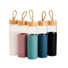 Garrafa de vidro borossilicato 750ml - cores