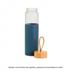 Garrafa de vidro borossilicato 750ml - azul