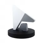  Troféu 3D com Base em PLA Preta