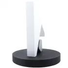  Troféu 3D com Base em PLA Preta