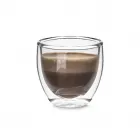 Copo de vidro borossilicato com parede dupla