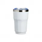 Copo Térmico Branco 300ml, feito de inox
