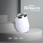 Copo térmico com parede dupla branco