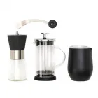 Kit Para Café Com Copo Térmico - 3 Pçs