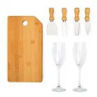 Kit Queijo E Champagne - 7 Pçs