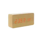 Relógio de Madeira com Display LED - 1