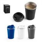 Copo de viagem térmico em aço inox e PP - 3