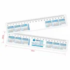 Régua de 20 cm em offset personalizada