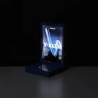 Display de acrílico iluminado com LED (ligado)
