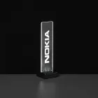 Display de acrílico iluminado por LED (ligado)