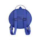 Mochila térmica  com alça de mão e visor externo para identificação.